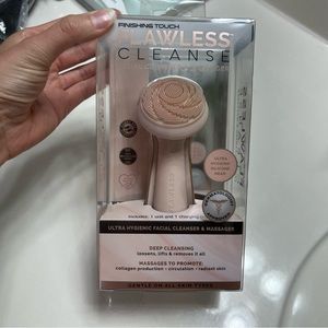 Blush colored face cleanser